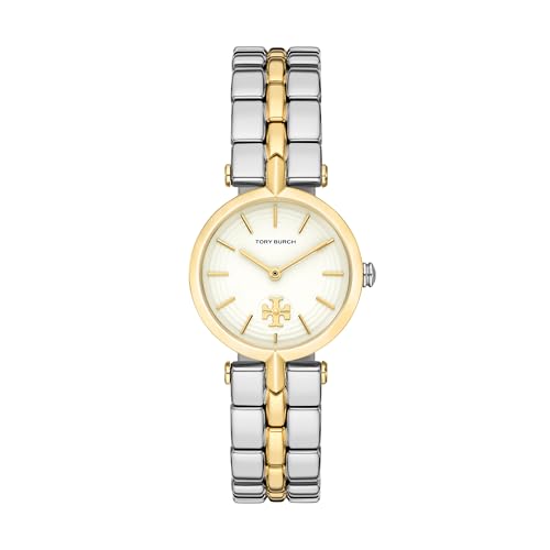 Image of Tory Burch Women's Kira Gold Stainless Steel Bracelet Watch (Model: TBW2045)