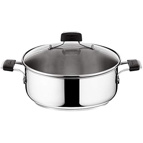 Lagostina 12895031826 Tempra Servierpfanne mit Deckel 26 cm Cover