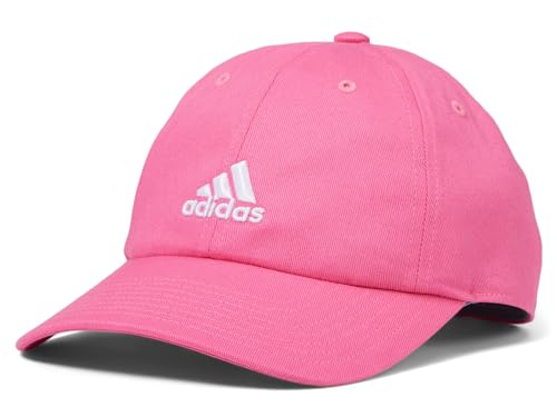 Catálogo para Comprar On-line Ropa de Béisbol para Niña los preferidos por los clientes. 42 adidas Gorra de béisbol para niños y niñas, Gorra Ajustable de algodón Lavado Juvenil, Ultimate Saturday, Pulse Magenta Rosa/Blanco, Talla única