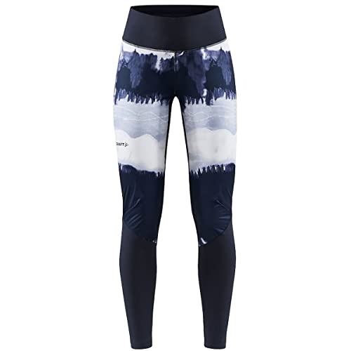 Craft Sportswear Women's Adv Subz Wind Tights, Blues Multi, Large #TOP2