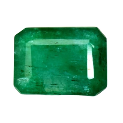 Émeraude naturelle rectangulaire pour fabrication de bijoux et bricolage DIY