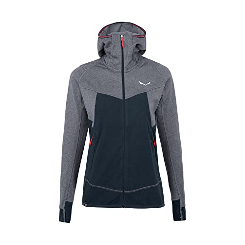 Salewa Damen PUEZ HYBRID PL W FZ HDY Softshelljacke, navy blazer...