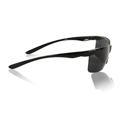 Image of SURGE DRIFT Sports Sunglasses | UV 400 Protection Anti-Glare Goggles | Lightweight Performance Sports Sunglasses for Men | Cycling, Running, Driving & Outdoor Activities | Black