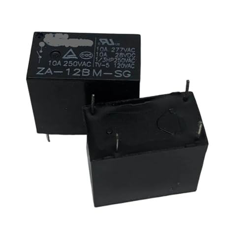 Relé de 4 pines ZA-12BM-S para reparar electrodomésticos y domótica 12V