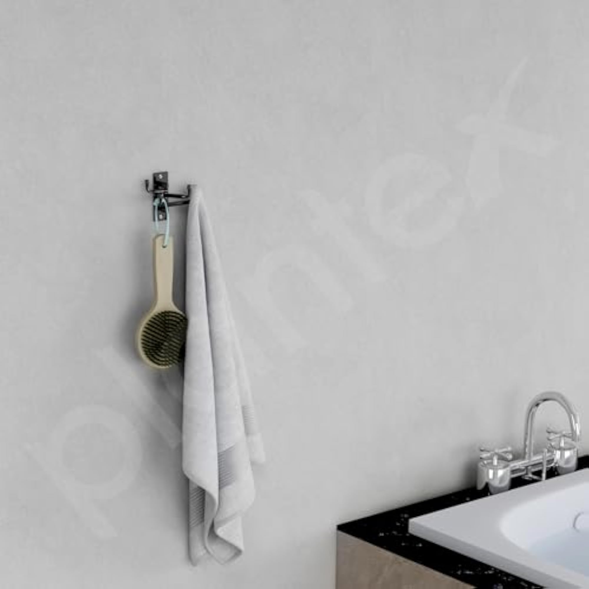 Stainless Steel Flexible Wall Hooks, Pack of 2
