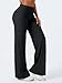 YEOREO Workout Leggings Womens No Front Seam Straight Leggings 31.5