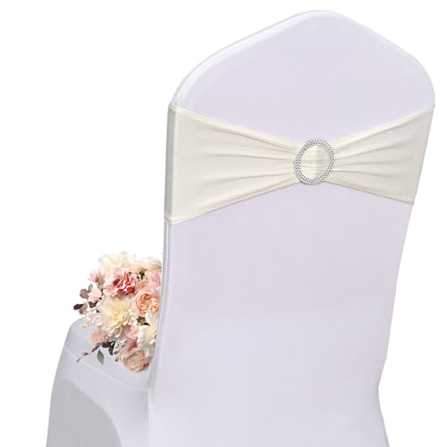 Nœuds de chaise de mariage lot de 50 pour fête prénatale et banquet