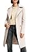 OTU Vibe Women's Long Notch Lapel Coat, Double-Breasted Peacoat, Casual Classic Fall Winter Overcoat