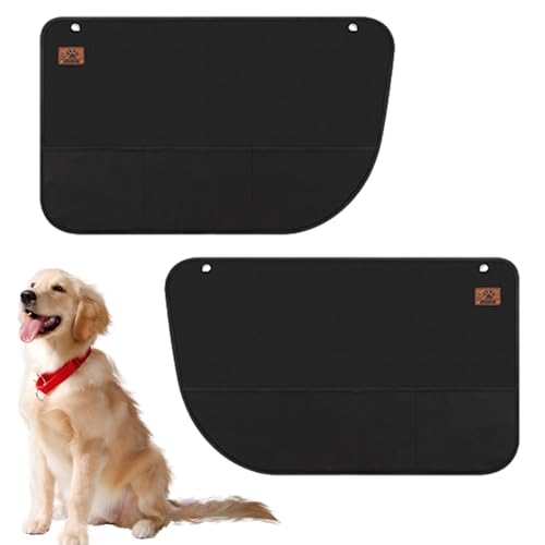 Couverture de porte de voiture anti-rayures et imperméable pour chiens