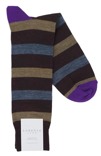Bar Stripe Merino Wool Blend Socks