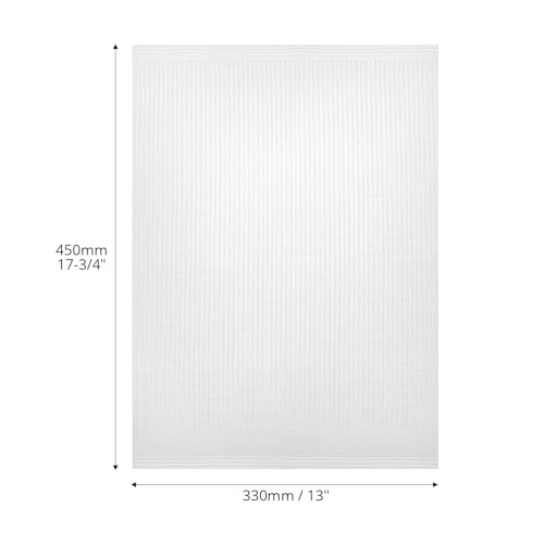 QWORK® 125 Stück Dental Lätzchen, Tattoo Reinigungspad, 33x45cm, für Dental, Tattoo und Tray Abdeckungsanwendungen, weiß