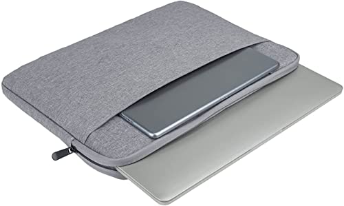 Image of Dynotrek Women Kindle 14 Inch Laptop Sleeve Case Protective Soft Padded Zipper Cover Carrying with Handle Computer Bag Compatible for Most Notebook Chromebook Tablet Ultrabook (Denim Grey)