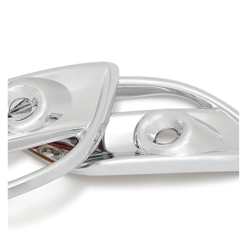 Embellecedor de luz antiniebla delantera para Mazda 3 Axela 2017-2018 cubierta cromada 2