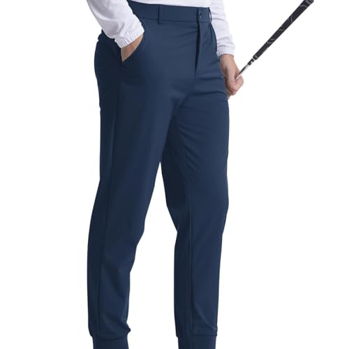 Golf Joggers for Men Lightweight Stretch Slim Fit Dress Pants Business Casual Work Pants with Pockets4