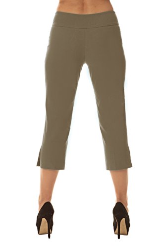 LIOR PARIS JESS Women’s Straight Leg Capri Featuring 360 Degree Control Top Lining2