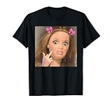 Funny Disgusting Doll Face Meme Gen Z T-Shirt