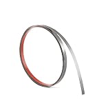 Bnell Flexible Molding & Wall Trim,Peel and Stick Trim Molding, Stainless Steel Metalized Mirror Lik