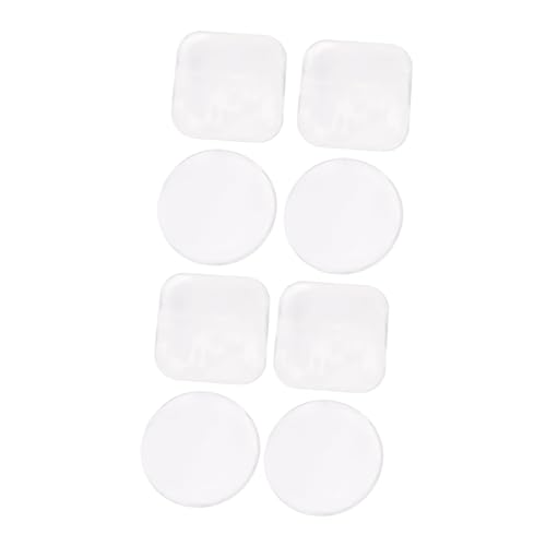 PartyKindom 8 Pack Eyelash Extension Holder Pallet Silicone False Lashes Pad Set Lash Grafting Tools