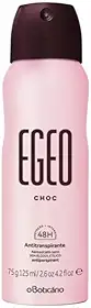 BOTICÁRIO, O BOTICARIO EGEO CHOC DES ANTITRANSPIRANTE AEROSOL 75g 125ml