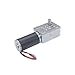 ItsHaha DC Motor Low Speed High Torque Large Power 12V 24V DC Worm Gear Motor - (Speed(Rpm): 40 Rpm; Voltage(V): DC 24V)
