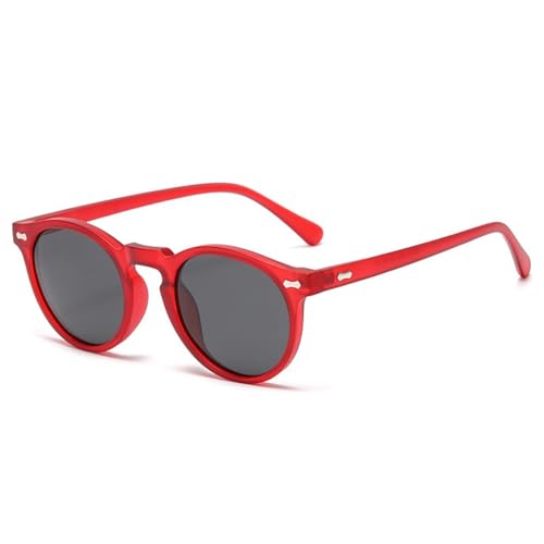 Lunettes de soleil rondes rétro UV400 style punk pour femmes et hommes