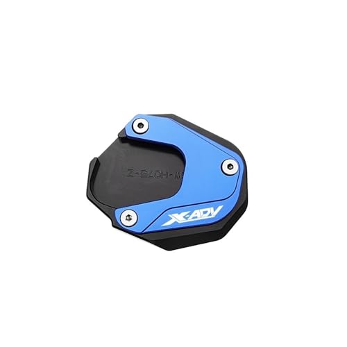 �z���_�ɑΉ� XADV750 2017-2022 2023 2024 CNC �I�[�g�o�C�T�C�h�X�^���h�����L�b�N�X�^���h�p�b�h(A Blue)