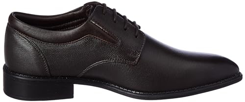 Image of Lee Cooper LC1473E2R Men's Leather Derby Formal Shoes | Lightweight, Comfortable & Stylish Lace-Ups for Office, Business