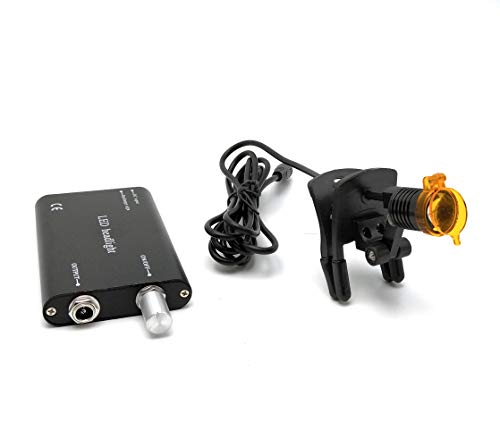 OUBO Brand Black Color 3W LED Headlight Lamp Insert Type/Clip-on Type with Filter