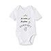 Body Bébé Humour en Coton Bio Manches Courtes | Bodies Unisexe Fille/garçon | Idée Cadeau Original Naissance, Grossesse, Baby Shower | Blanc | T80 (9-12 Mois/10KG) | Motif : Je rôte Je pête Rien ne ..