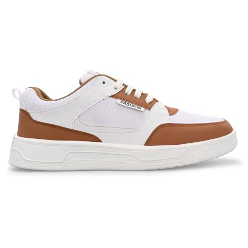 Image of White Walkers Men's White & Multicolor Casual Sneakers for Men