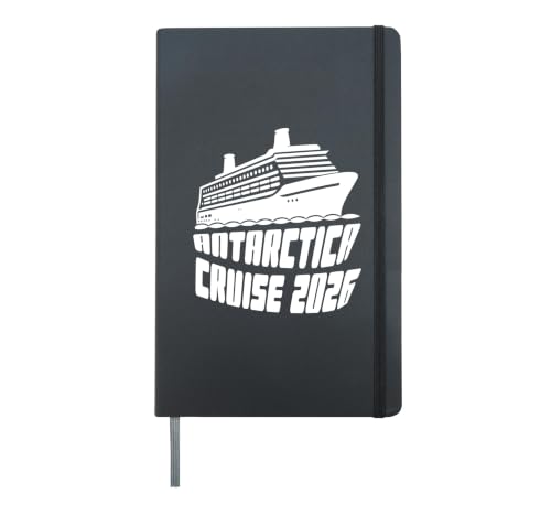Antarctica Cruise 2026! Antarctic Vacation Hardcover Journal, Black
