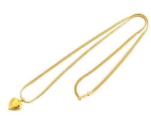 Image of Handicraft Kottage 1gm 22Ct Gold Plated chain with Pendant | latest & Stylish Celebrity Inspired Chain /Necklace /Jewellery Set /Fashion jewellery for Men, Women Boys Girls