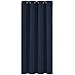 Produktbild Deconovo Verdunkelungsvorhang Blickdichte Gardinen Lärmschutzvorhang Ösen, 138x132 cm(HöhexBreite), Dunkelblau, 1 Stück