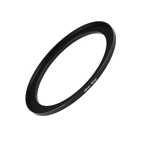 Image of 82mm to 95mm Step-up Adapter Rings for Camera Lens Filter Adapter Black Metal Step Down Filter Ring Step-Up Lens Adapter Ring for Filters (82mm-95mm), (NLY001)