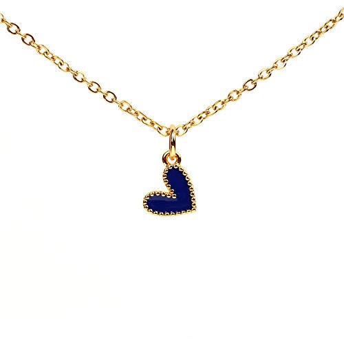 Collier coeur rouge amour, le pendentif coeur doux idéal à offrir