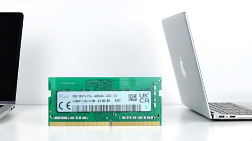 Image of Laptop RAM for SK hynix 8GB DDR4 3200MHz PC4-25600 - 1Rx16 Single Rank (4 IC) CL22 1.2V SODIMM Notebook Memory - HMAA1GS6CJR6N-XN