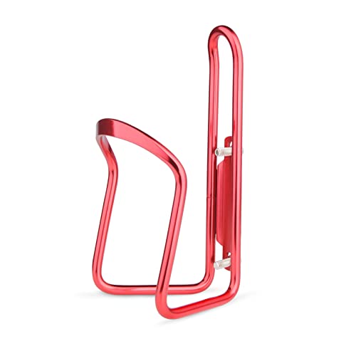 Image of FiveBox Bike Water Bottle Cage, 1Pack Cycling Bicycle Water Bottle Cage Holder Bracket for Mountain Bike MTB Road Bike, Bike Accessories, Made of Lightweight Aluminum Alloy (Red)