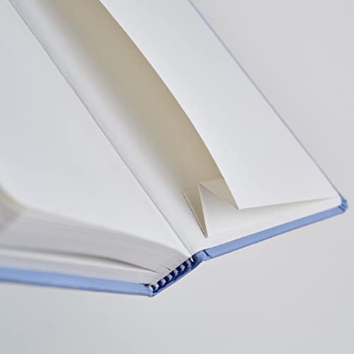 Image of Factor Notes Hardbound Notebook: 100 GSM Ivory Shade Paper, Lay-Flat Journal Diary, 3 Bookmarks, Inner Pocket, A5 Size, 200 Pages (The Lavender Wildflower - Dot Grid)