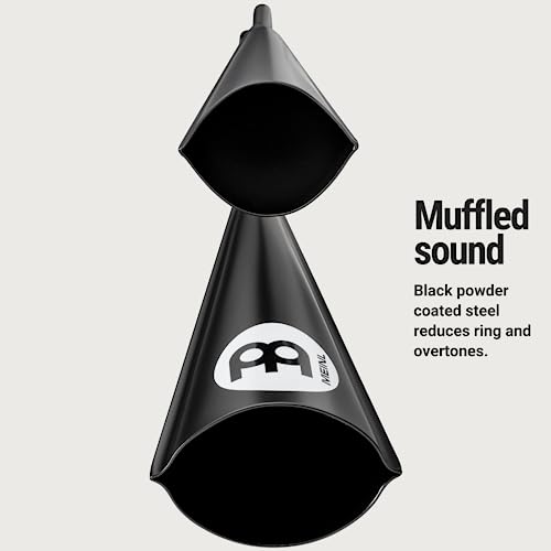 Meinl Percussion Modern Style Go Bell, Black Powder Coated Steel-Not Made In China-Tonally Matched With Spring Handle, 2-Year Warranty (Stbag5) #TOP3