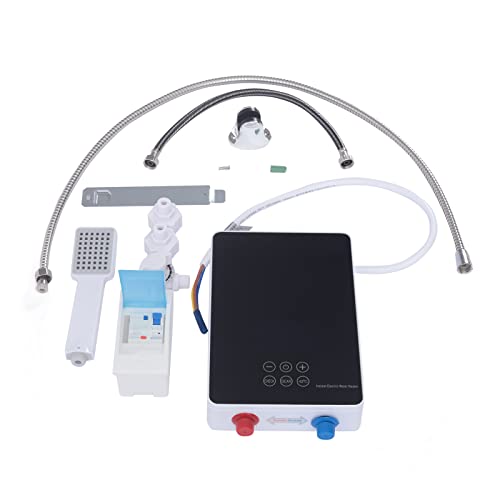 6000W Calentador de agua eléctrico, Calentador de agua eléctrico termostático instantáneo, Sistema termostático del calentador de agua Cover