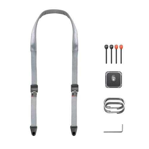 Image of PGYTECH Camera Shoulder Strap with Quick Release Plate Wide Camera Neck Straps Long for Photographers Adjustable for DSLR SLR(Rock Grey)