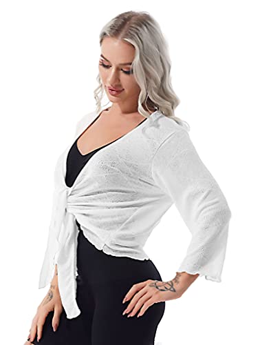 Freebily Coprispalle Donna Estivo Cotone Cardigan