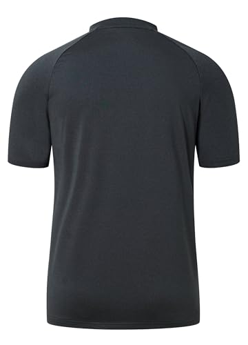 Willit Men's Tennis Shirts Golf Polo Quick Dry Lightweight Collarless Short Sleeve Henley Shirt for Men UPF 50+2