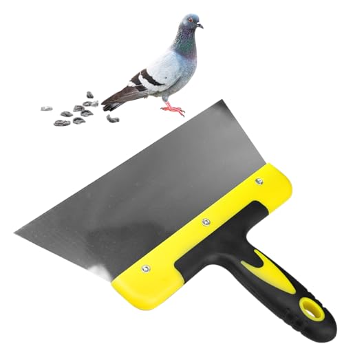 Large Pigeon Droppings Scraper Bird Poop Remover Stainless Steel Bird Droppings Cleaning Scraper