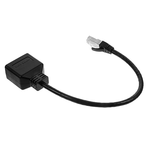 GAROZATION Ethernet Splitter Network Adapter Male to Female Coupler High-Speed Ethernet for Connectivity for Networking