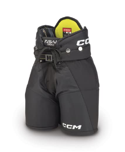 CCM Super Tacks AS-V Pro - Pantaloni Bambini, taglia S, colore: Rosso