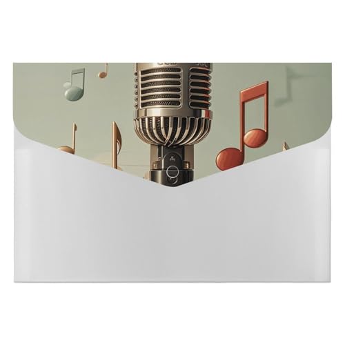 Microphone trieur de documents à 6 compartiments pour ranger vos dossiers de bureau
