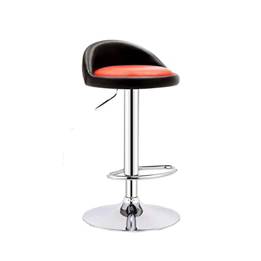 Kassör Pall, Metal Living Room Coffee Shop reception Bar Stool lyft Höjd Rotera Multifunction Leisure Pall (Color : B)