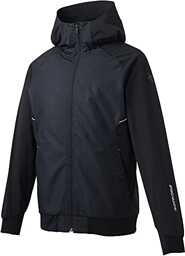 DESCENTE デサント 野球 長袖 防風トレーニングジャケット S.F.Techミドルジャケット BK ブラック L DBMSJF20