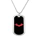 GRAPHICS & MORE To The Batman Military Dog Tag Pendant Necklace with Chain